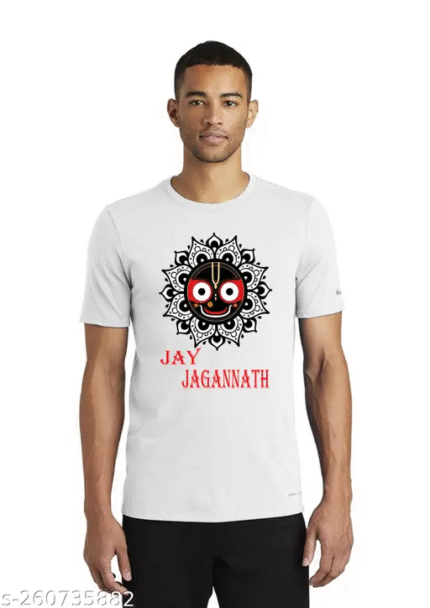 Jai jagannath t-shirt for man's